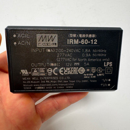 MEAN WELL IRM-60 series: PCB mounting green power supply module - IRM-60-12