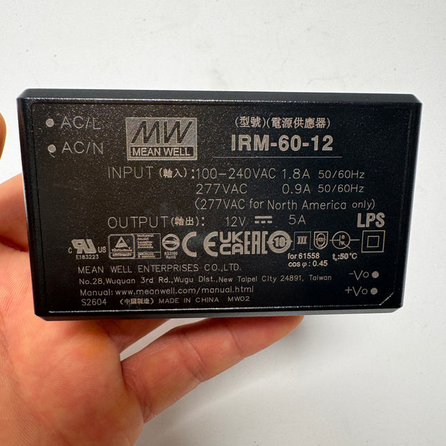 MEAN WELL IRM-60 series: PCB mounting green power supply module - IRM-60-12