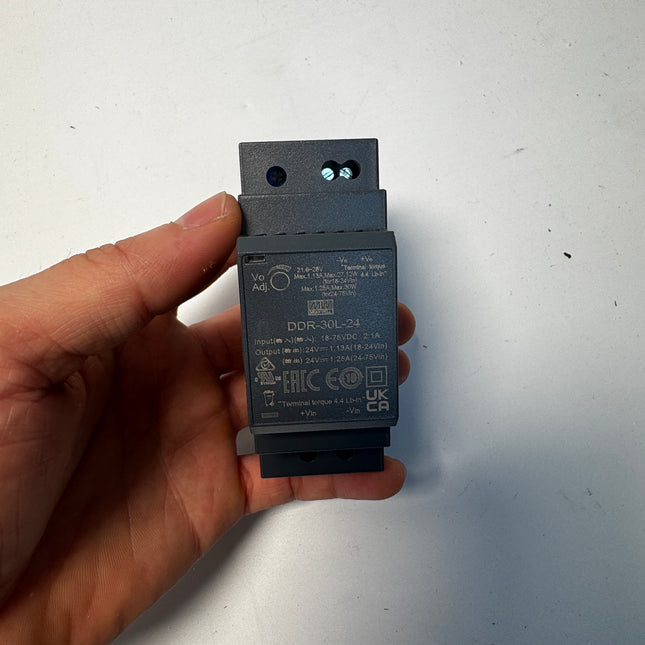 MEAN WELL DDR-30 series: DIN Rail DC/DC Converter - DDR-30L-24