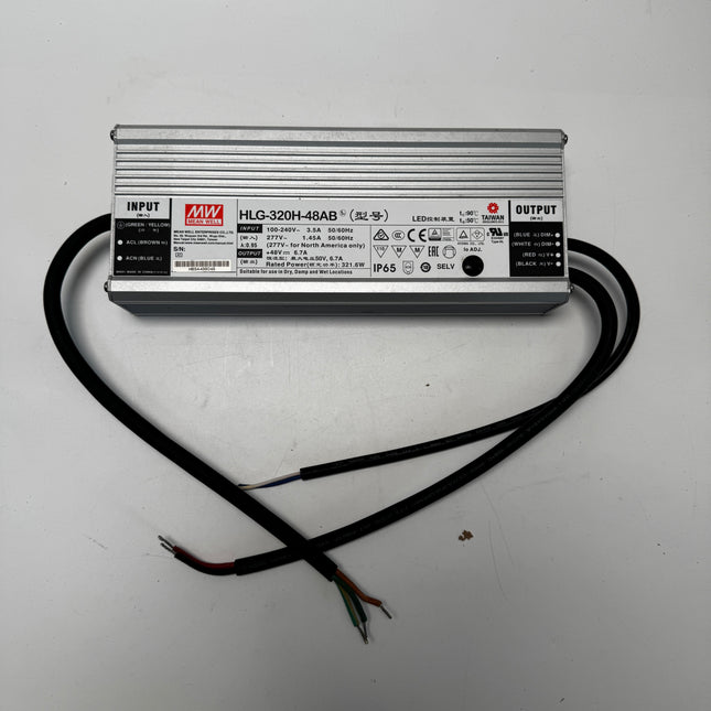 MEAN WELL HLG series: constant current type + constant voltage type LED driver - HLG-320H-48AB