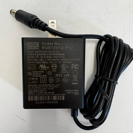 MEAN WELL NGE series: replaceable plug green energy adapter - NGE12U12-P1J