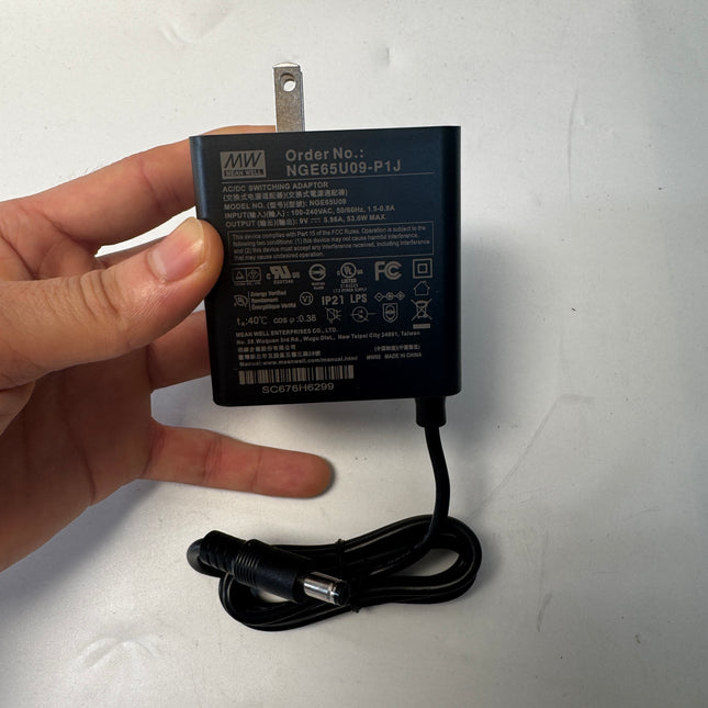 MEAN WELL NGE65 series: Wall-Mounted AC/DC Power Adapter - NGE65U09-P1J