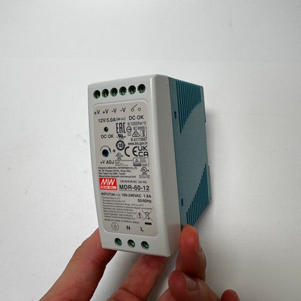MEAN WELL MDR-60 series: rail type industrial power supply - MDR-60-12