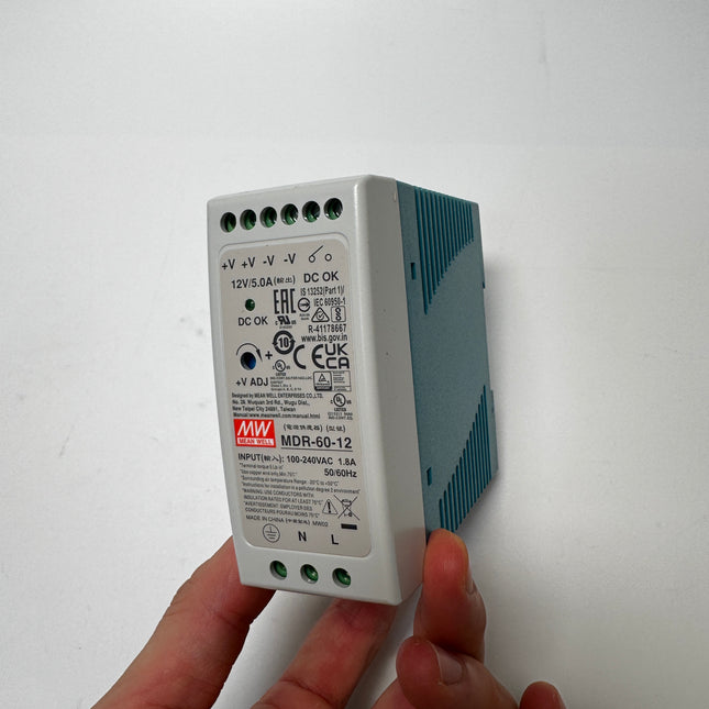 MEAN WELL MDR-60 series: rail type industrial power supply - MDR-60-12
