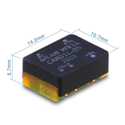 MEAN WELL CAR01 Series: DC Unregulated Converter - CAR01L-05