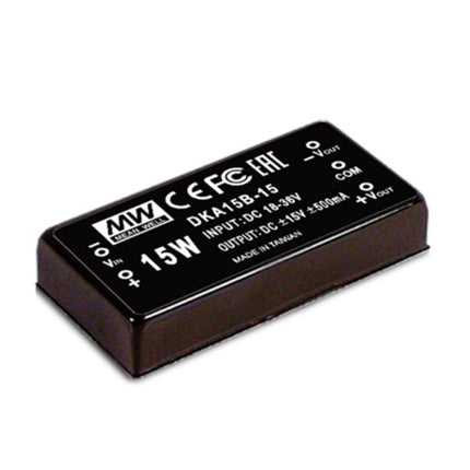 MEAN WELL DKA15 Series: Regulated Voltage Converter - DKA15A-12