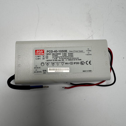 MEAN WELL PCD Series: AC Adjustable LED Switching Power Supply - PCD-40-1050B