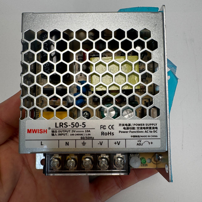 MEAN WELL LRS-50 Series: Power Supply - LRS-50-5
