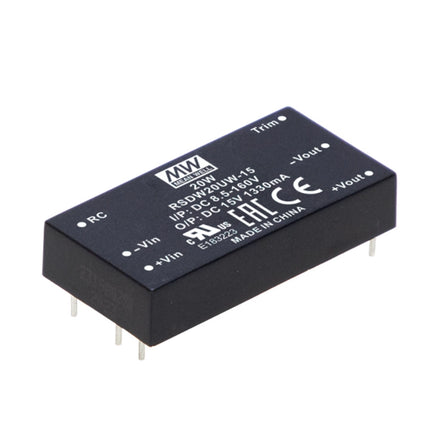 MEAN WELL RSDW20UW Series: DC-DC Converter - RSDW20UW-12