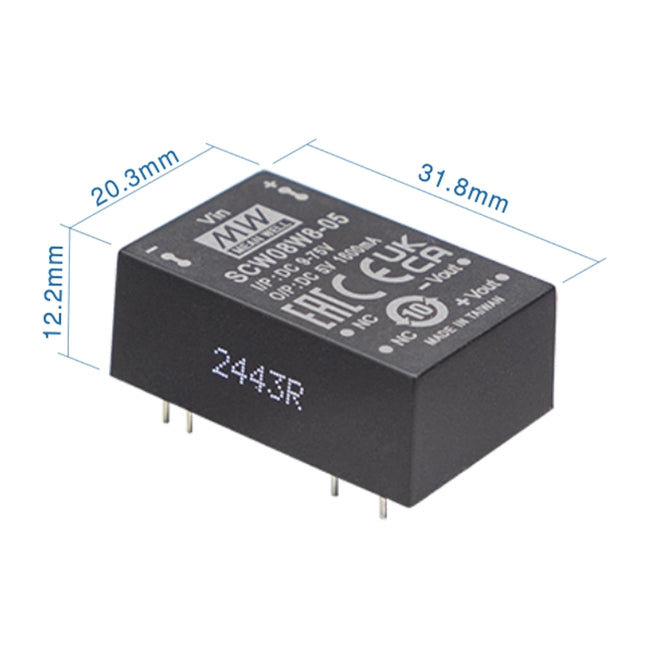 MEAN WELL DCW08W8 series: voltage regulator converter - DCW08W8-15