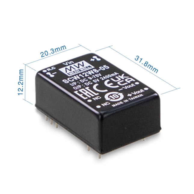 MEAN WELL DCW12W8 series: voltage regulator converter - DCW12W8-05