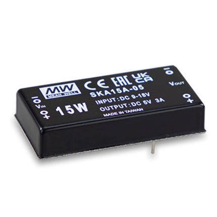 MEAN WELL SKA15 Series: Regulated Voltage Converter - SKA15B-15