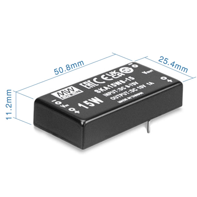 MEAN WELL DKA15W8 series: voltage regulator converter - DKA15W8-12