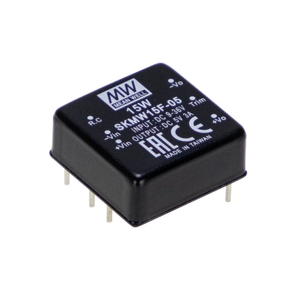 MEAN WELL SKMW15 Series: Regulated Voltage Converter - SKMW15F-15