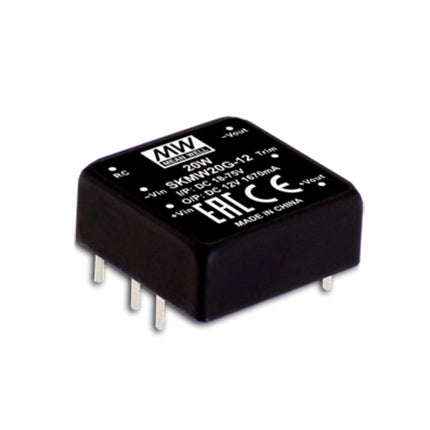 MEAN WELL DKMW20 Series: Regulated Voltage Converter - DKMW20G-12