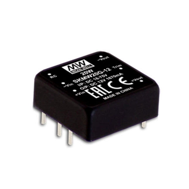 MEAN WELL DKMW20 Series: Regulated Voltage Converter - DKMW20F-15
