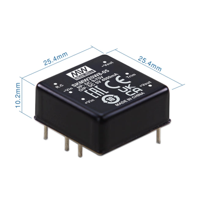 MEAN WELL DKMW20W8 series: voltage regulator converter - DKMW20W8-12