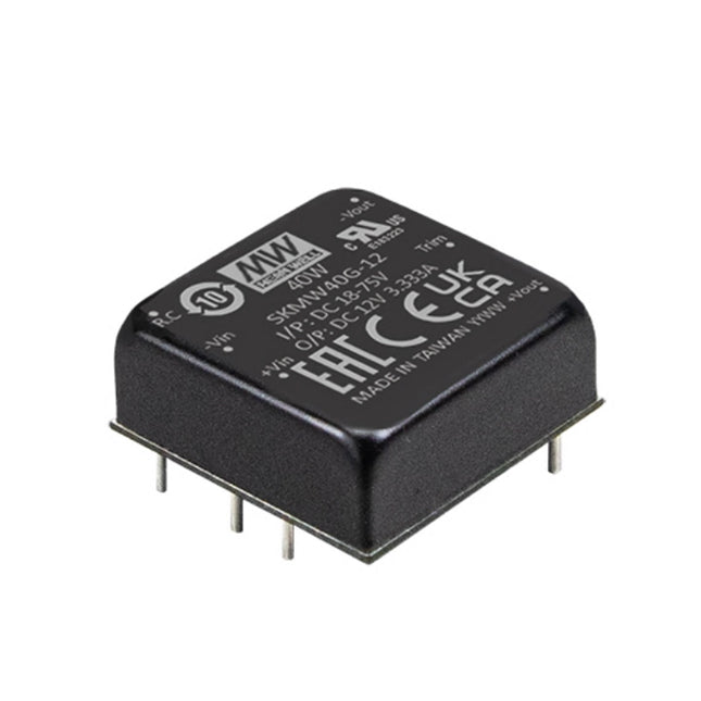 MEAN WELL DKMW40 Series: Regulated Voltage Converter - DKMW40F-12