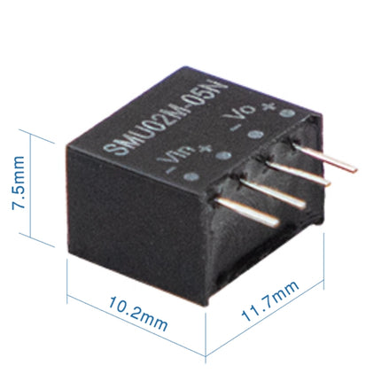 MEAN WELL SMU02-N series: DC-DC unregulated converter - SMU02L-15N