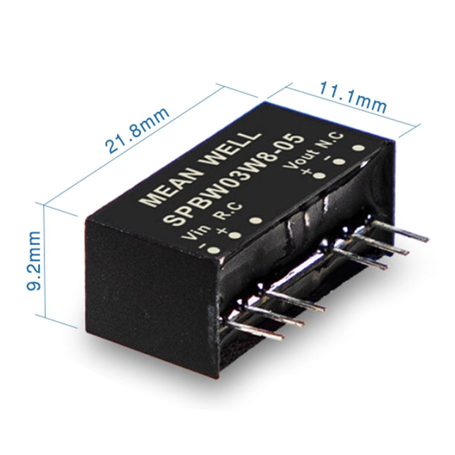 MEAN WELL DPBW03W8 series: DC-DC regulator converter - DPBW03W8-12