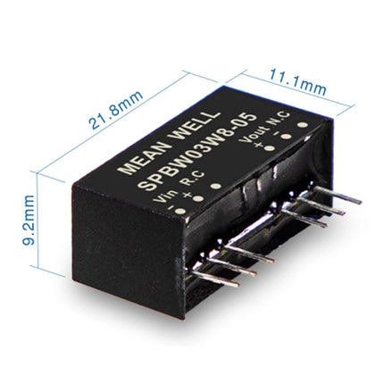 MEAN WELL SPBW03W8 series: DC-DC regulator converter - SPBW03W8-12