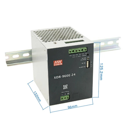 MEAN WELL XDR-960E Series: DIN Rail Power Supplies - XDR-960E-24